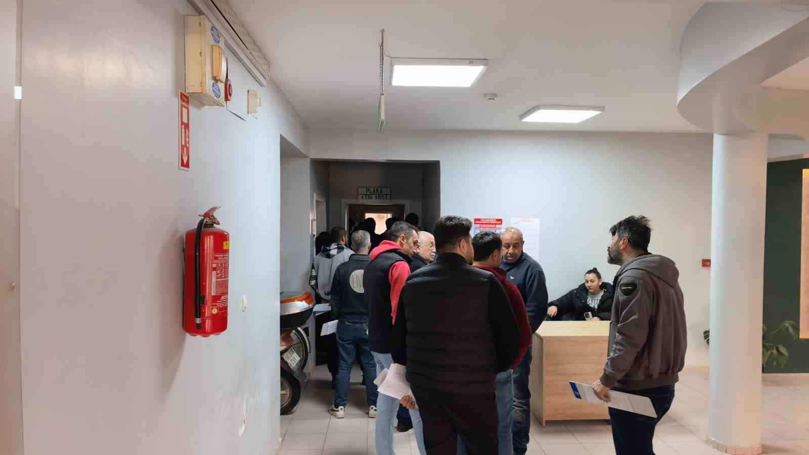 Bursa’da APP plaka denetimi sonrası kuyruk oluştu
