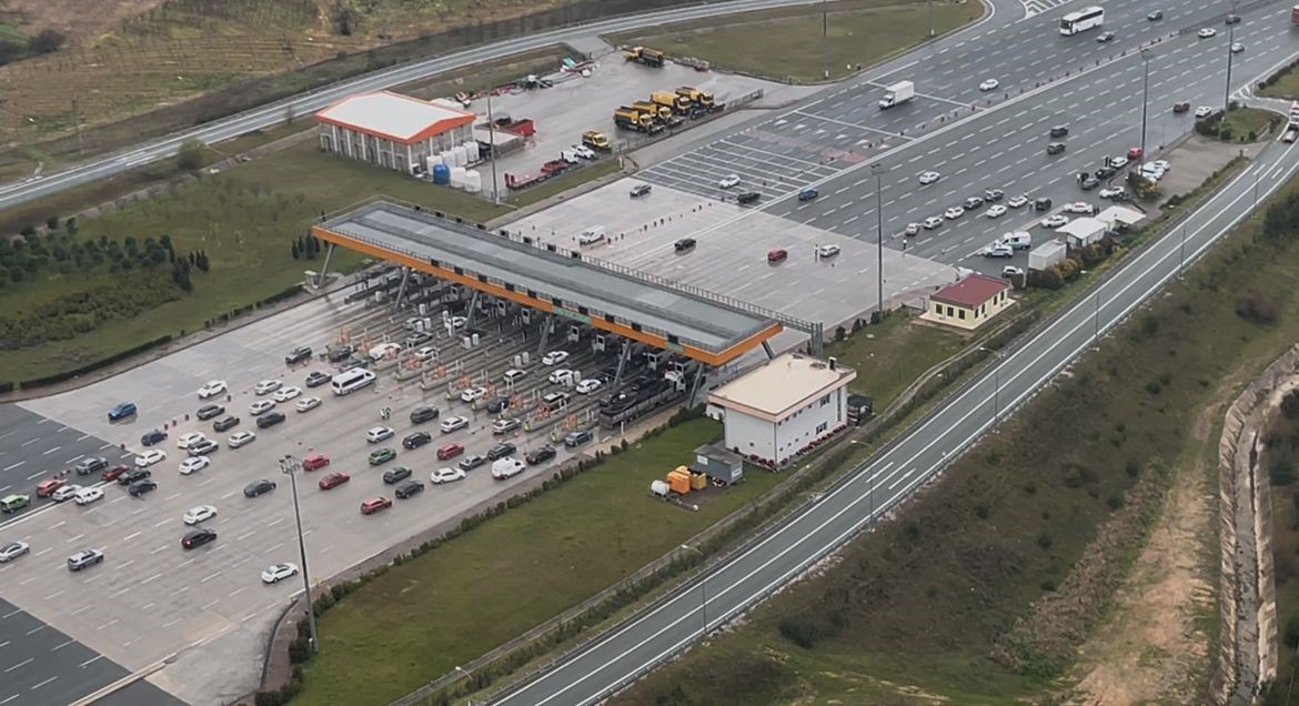 Bursa’da bayram trafiiğine helikopterli denetim
