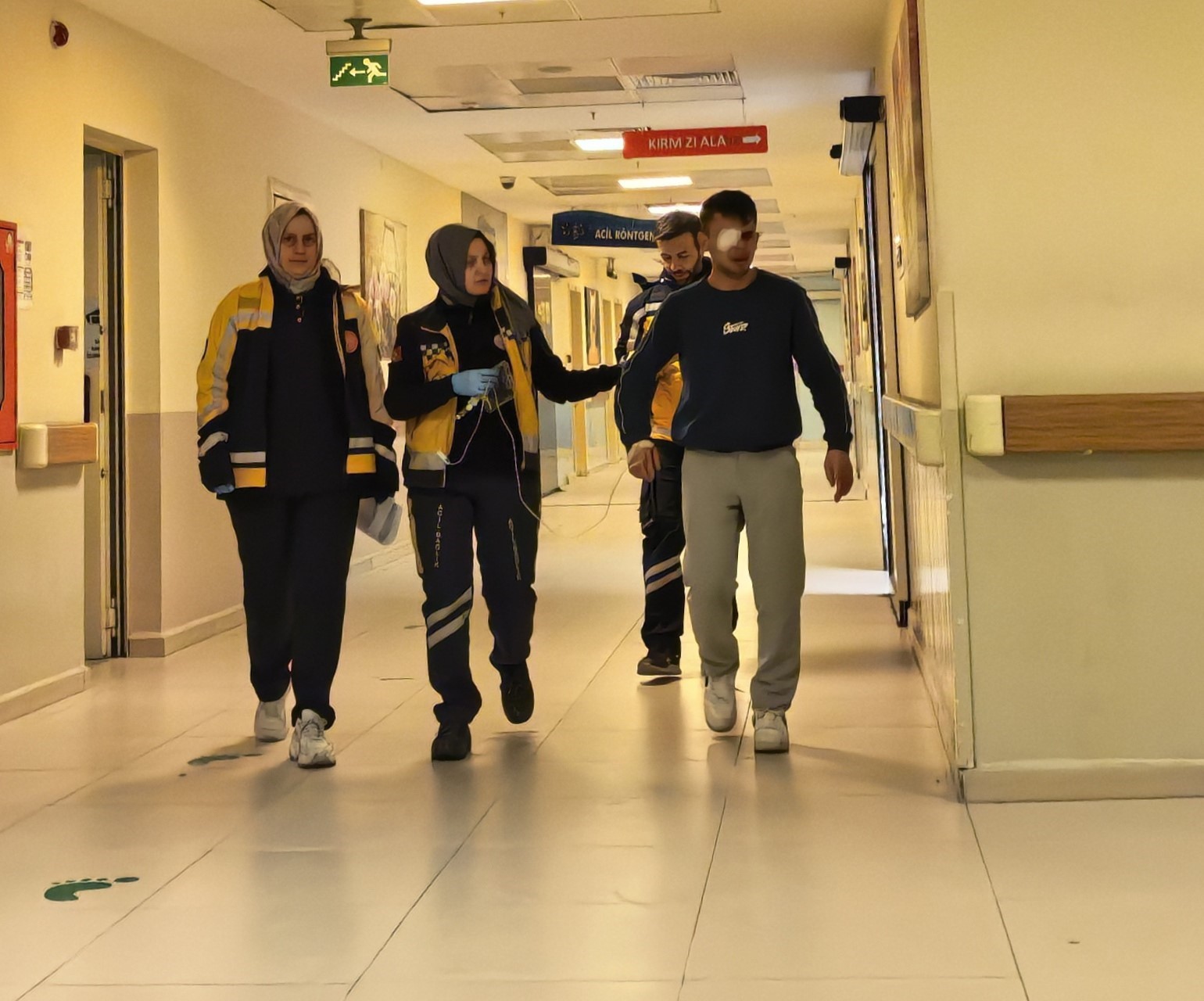 Bursa’da kesim makinesinden fırlayan parça işçinin gözüne saplandı
