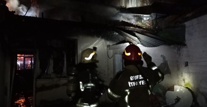 Bursa’da müstakil evde korkutan yangın
