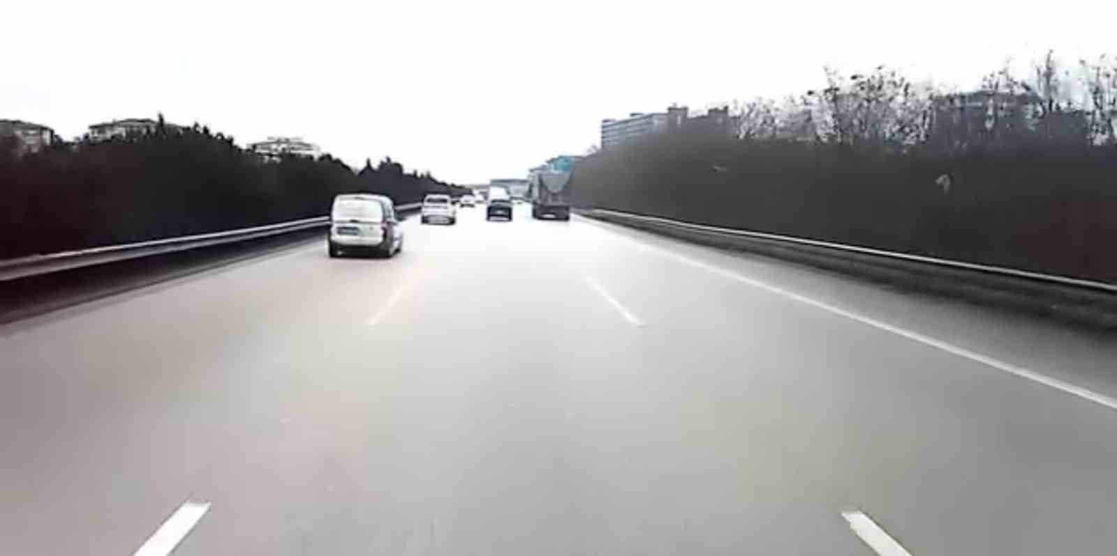 Bursa’da otoyolda facianın eşiğinden dönüldü
