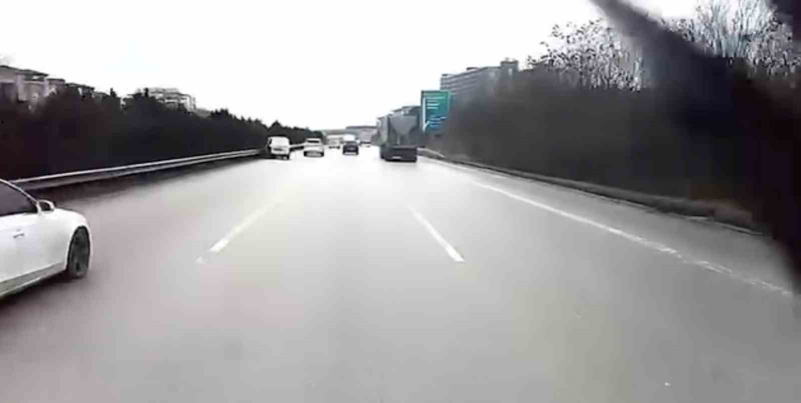 Bursa’da otoyolda facianın eşiğinden dönüldü
