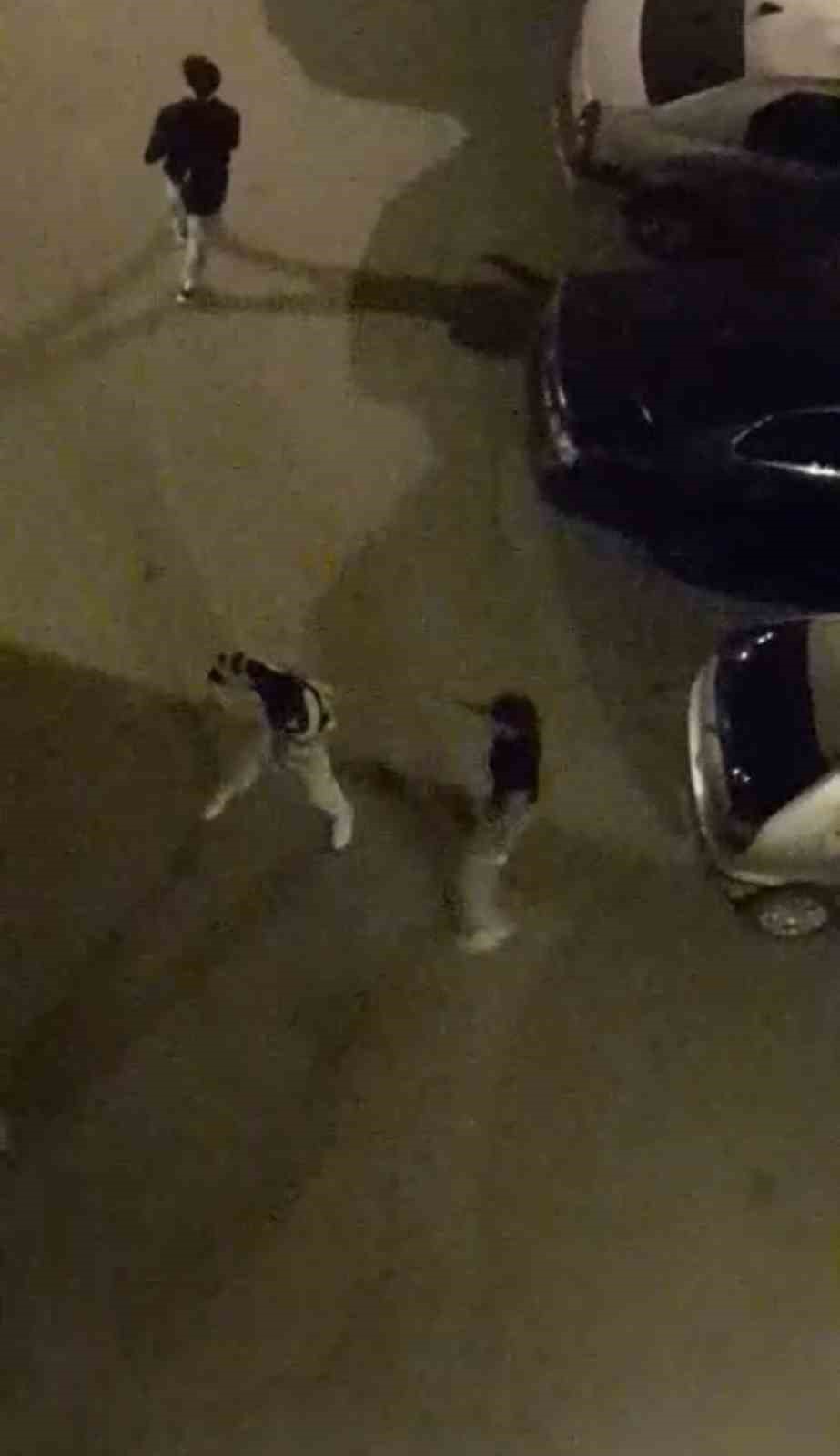 Bursa’da sokak ortasında boks ringlerini aratmayan kavga kamerada
