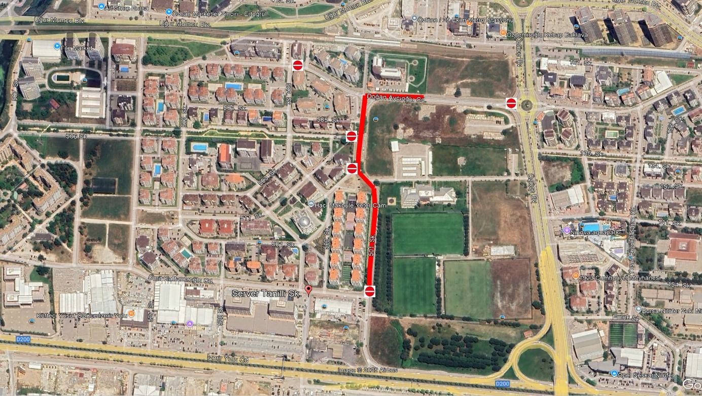 Bursa’da trafik düzenlemesi
