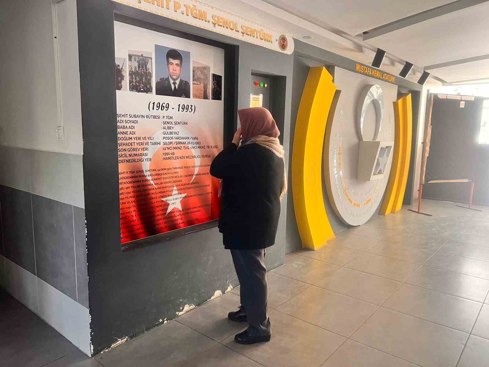 Bursalı Şehit Teğmen Şenol Şentürk, şehadetinin 33. yılında anıldı
