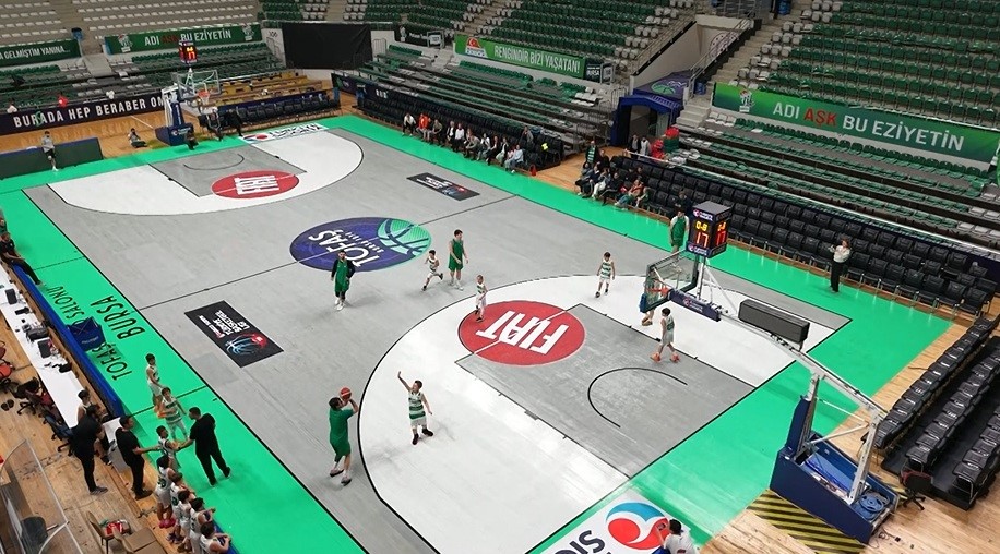 Bursaspor Basketbol Takımı’nı 1.20’lik minikler terletti
