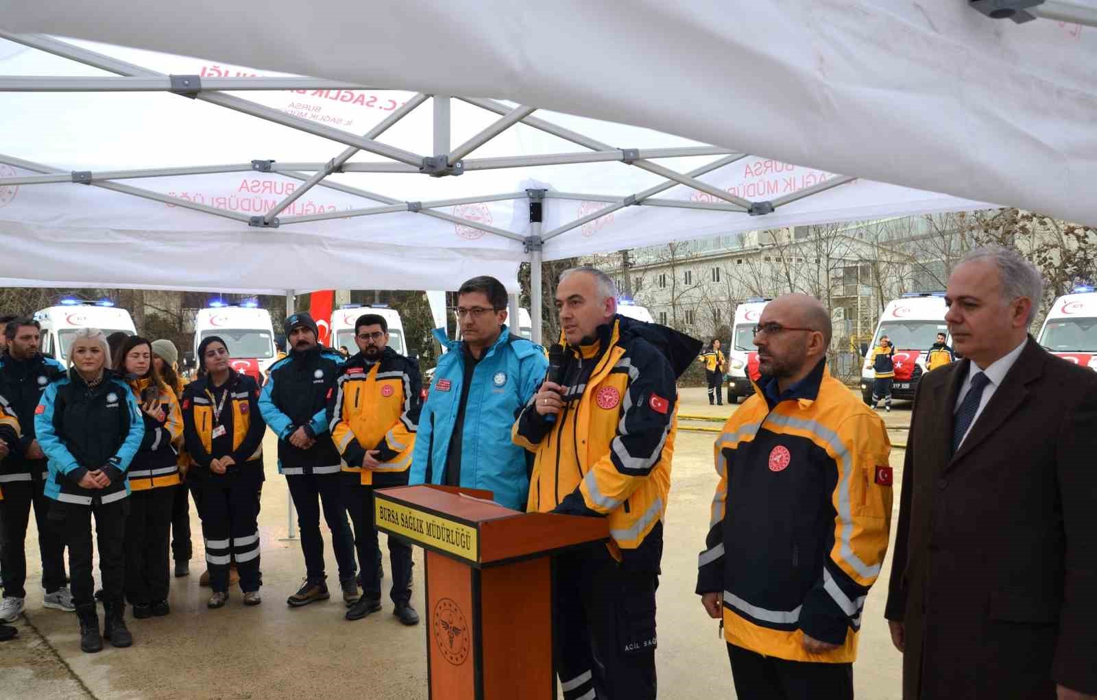 Bursa’ya 17 yeni 112 acil ambulansı
Bursa’ya 17 yeni 112 acil ambulansı