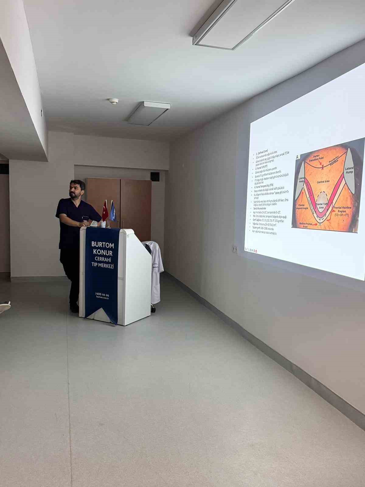 BURTOM, saç ekiminde eğitim merkezi oldu
