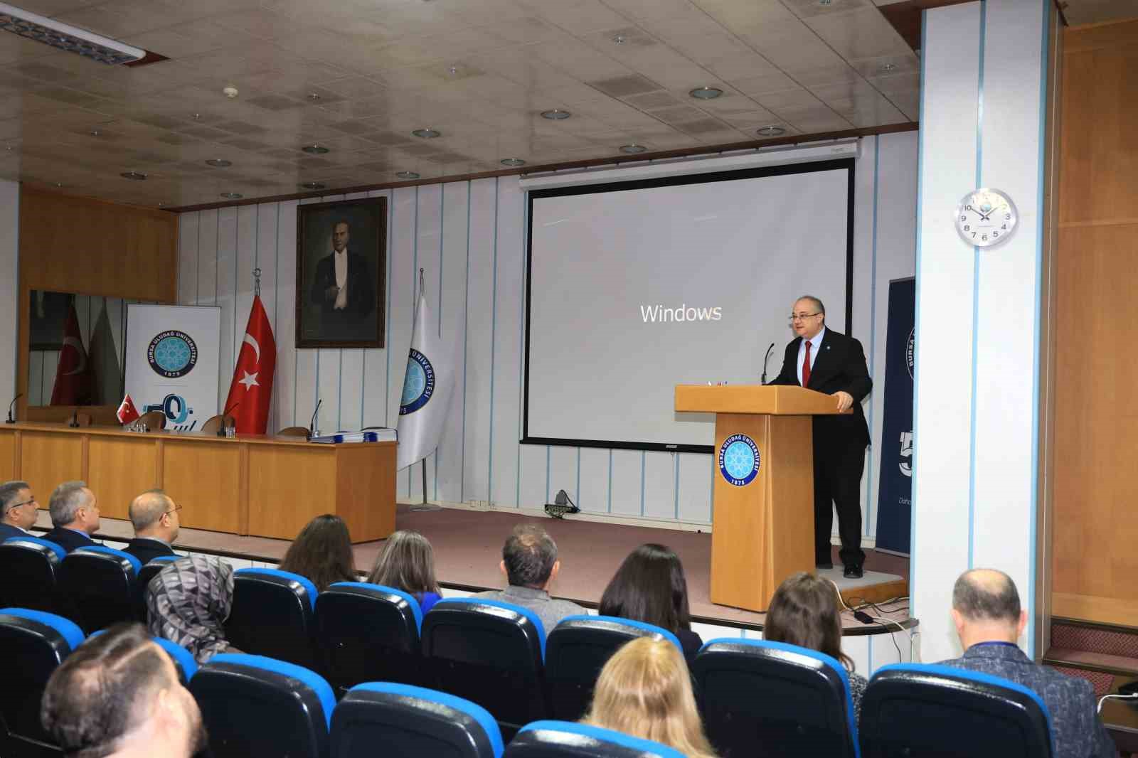 BUÜ’de akredite olan programlara teşekkür belgesi
