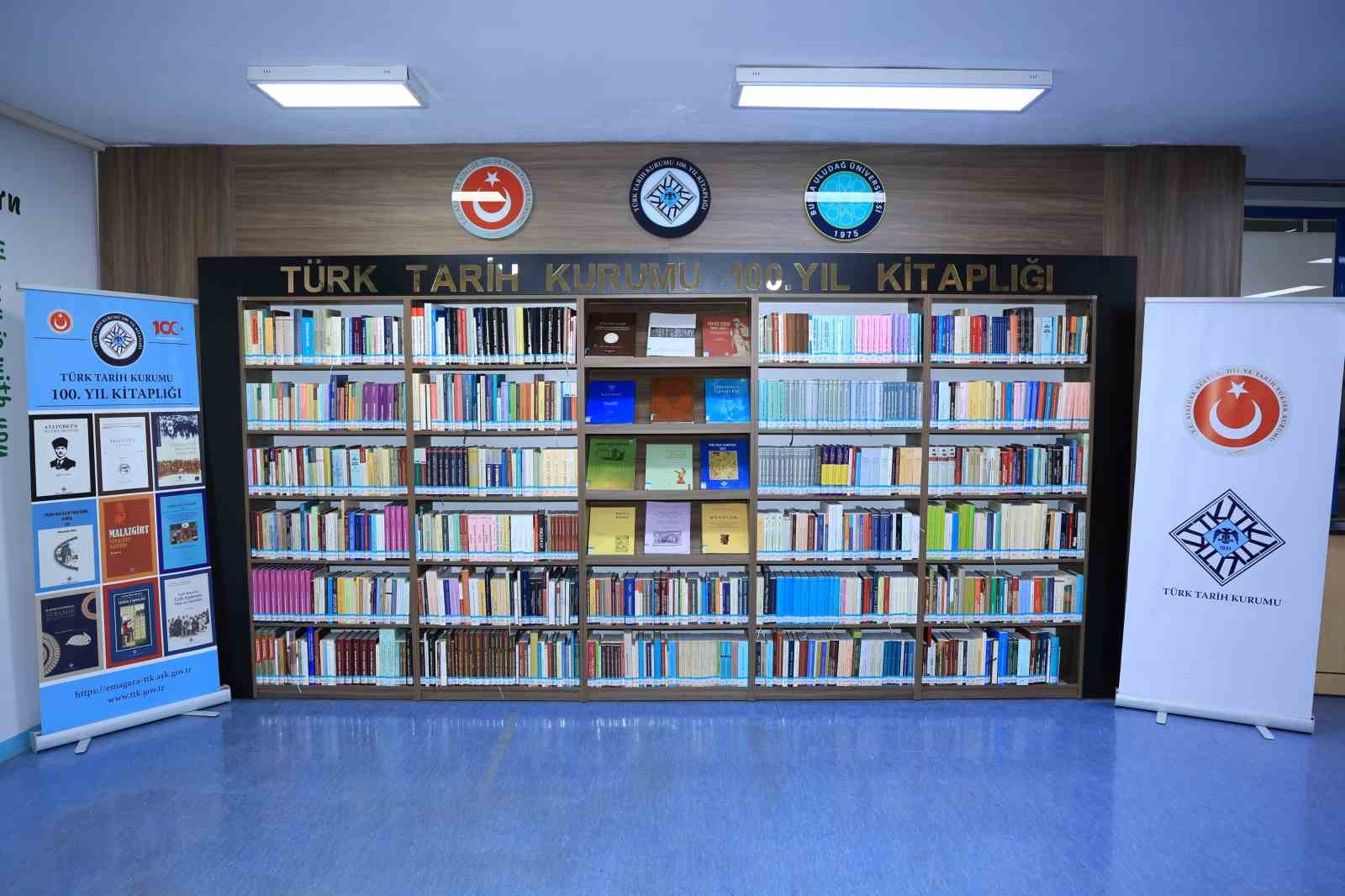 BUÜ’de Türk Tarih Kurumu 100. Yıl Kitaplığı kuruldu
BUÜ’de Türk Tarih Kurumu 100. Yıl Kitaplığı kuruldu