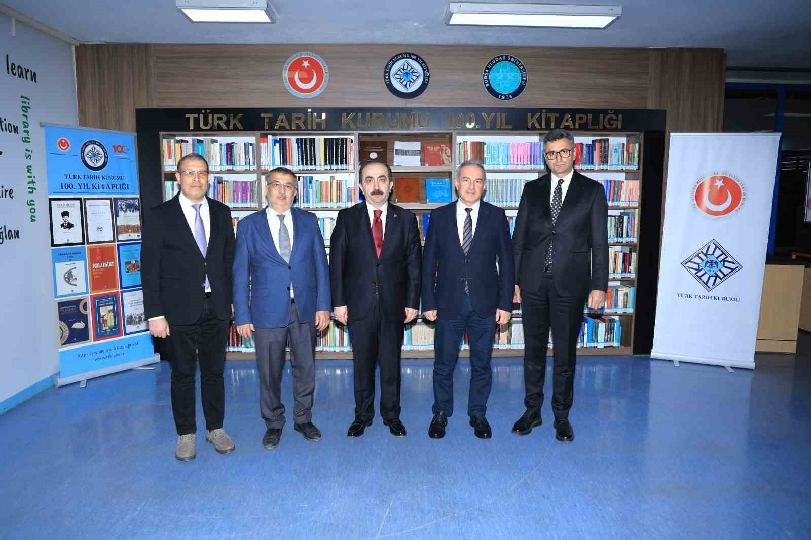 BUÜ’de Türk Tarih Kurumu 100. Yıl Kitaplığı kuruldu
BUÜ’de Türk Tarih Kurumu 100. Yıl Kitaplığı kuruldu