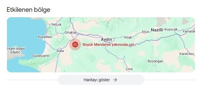 Büyük Menderes’te sel uyarısı

