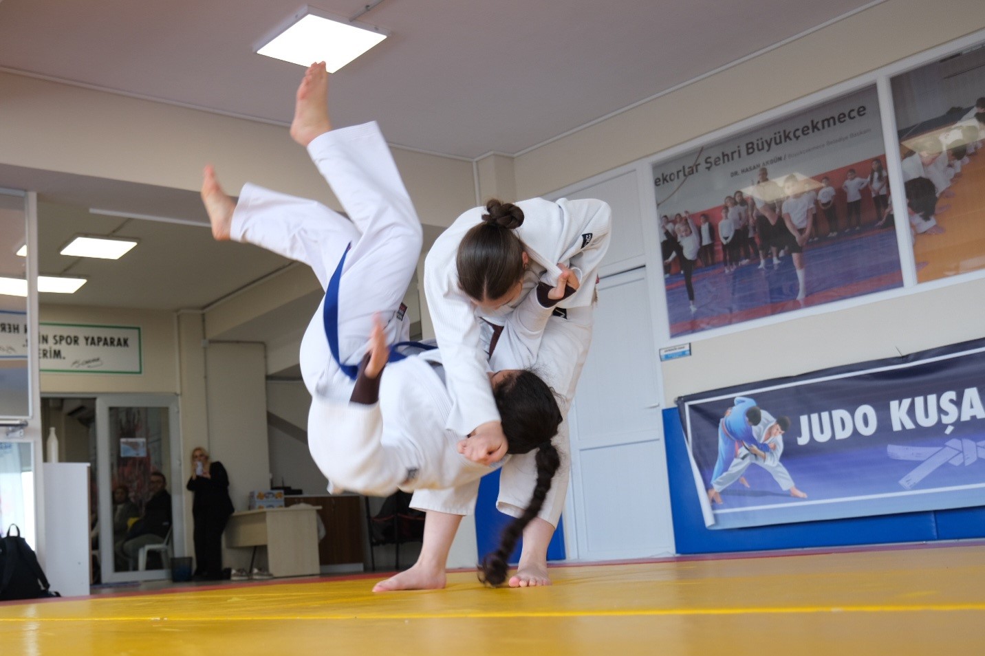 Büyükçekmeceli judocuların kuşak sınavı heyecanı

