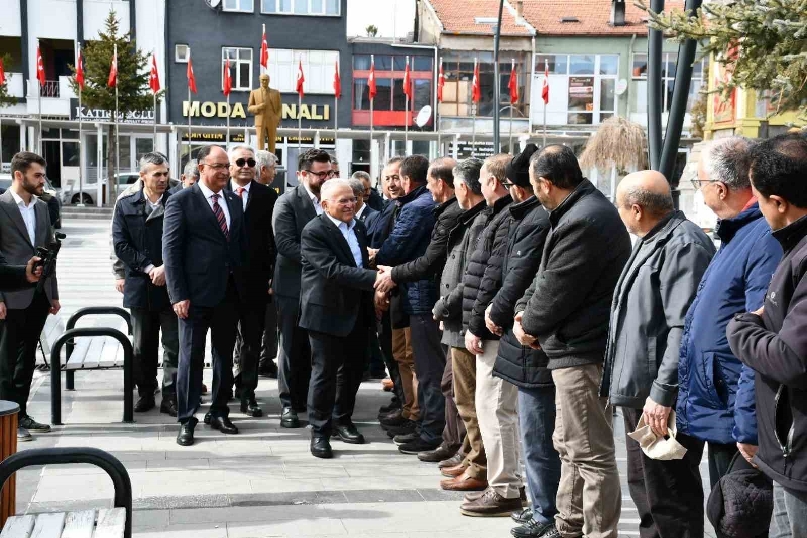 Büyükkılıç ve Okandan’dan Tomarza’ya ziyaret
