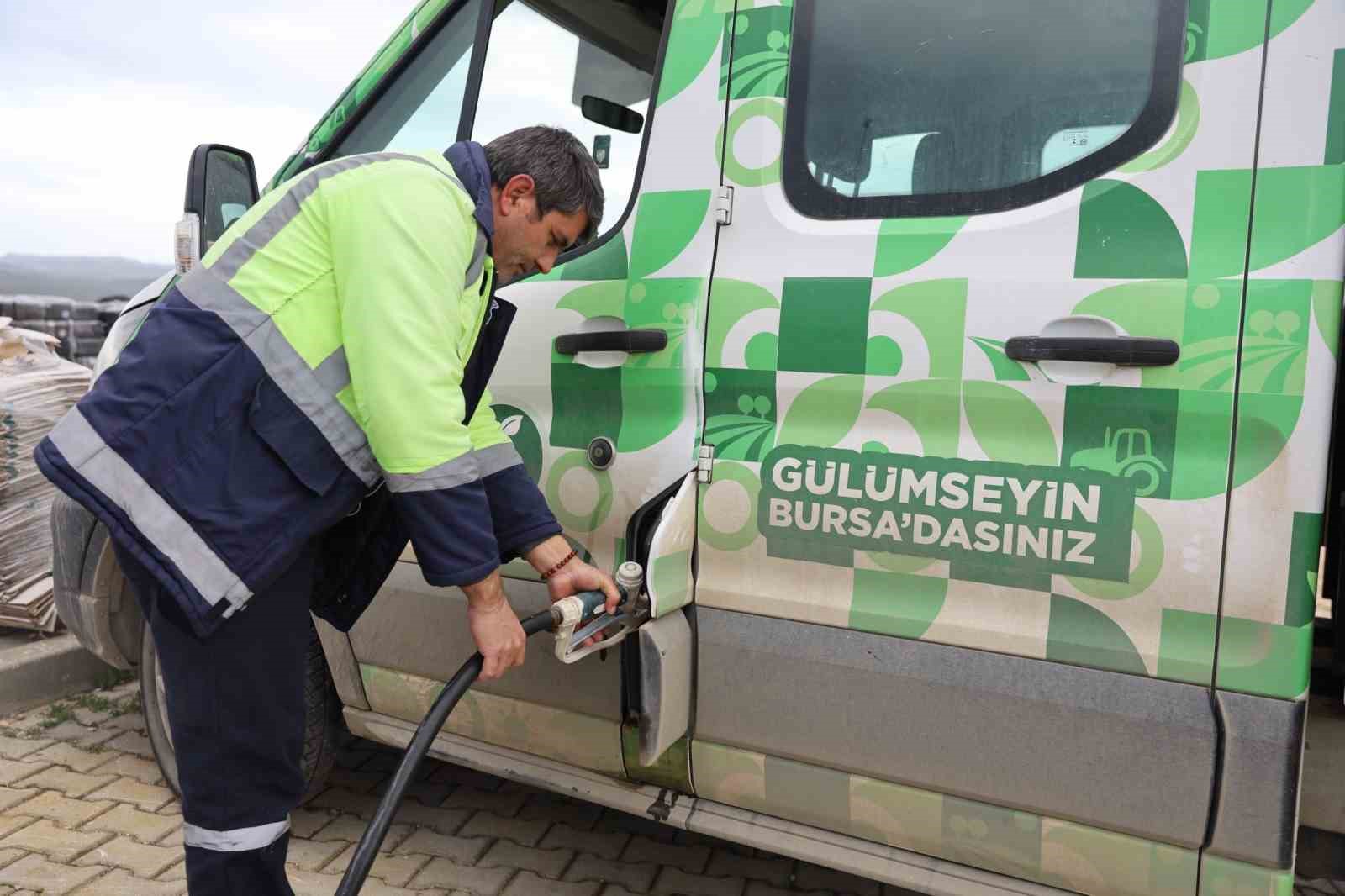 Büyükşehir Belediyesi araçlarının çevreci yakıtını kendisi üretecek
