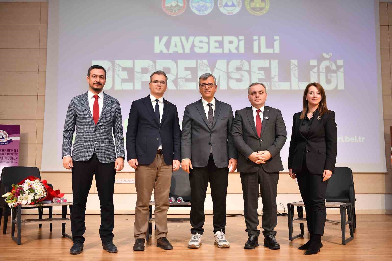 Büyükşehir, Valilik ve üniversite iş birliği ile ’Kayseri İli Depremselliği’ Programı

