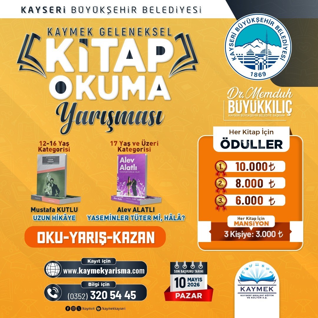 Büyükşehir’den kitap sevgisini büyüten yarışma
