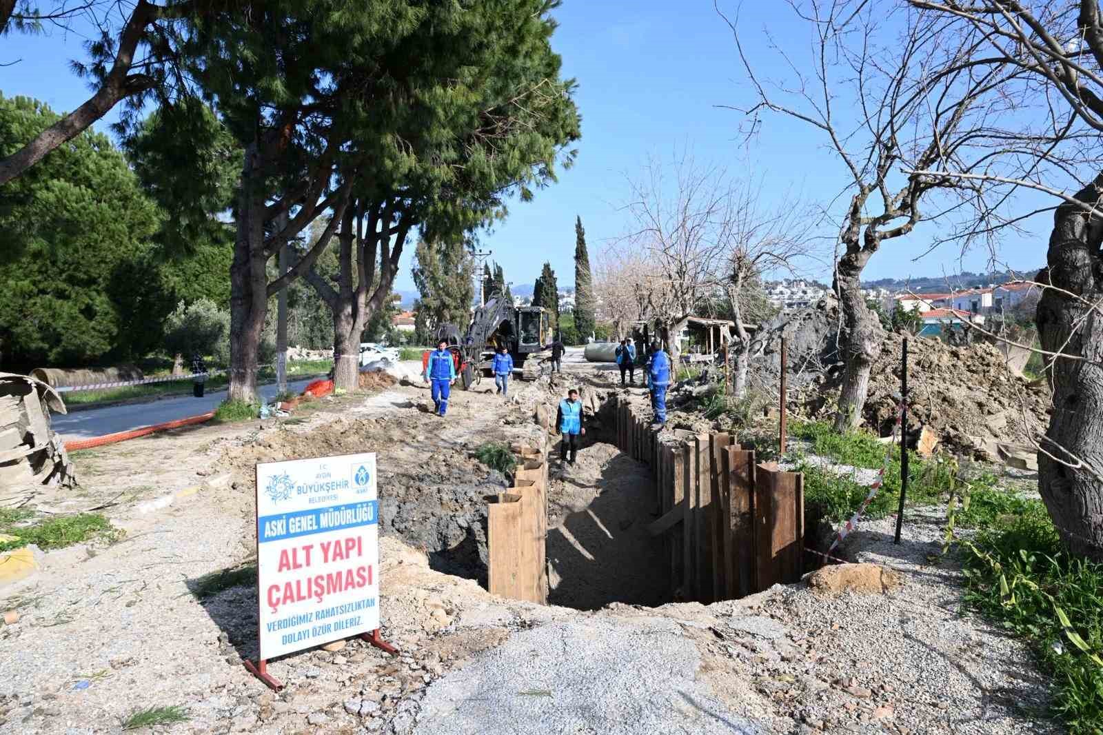 Büyükşehir’den Kuşadası’na 9 milyonluk altyapı yatırımı
