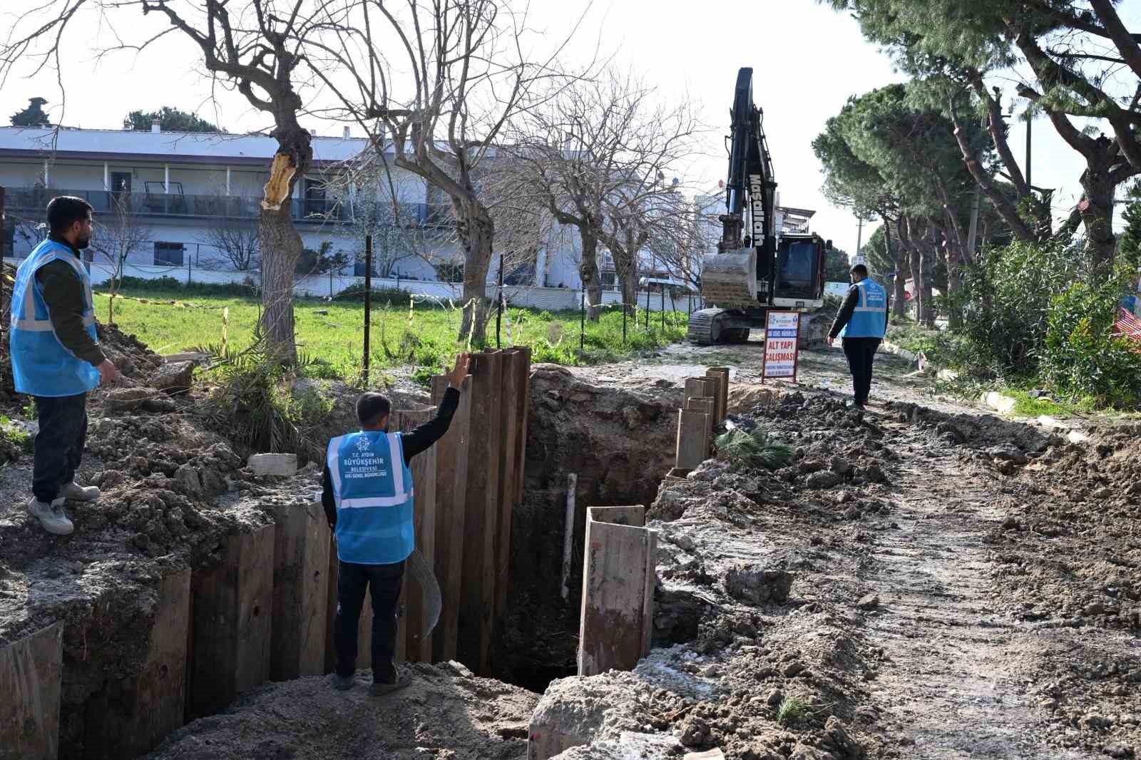 Büyükşehir’den Kuşadası’na 9 milyonluk altyapı yatırımı
