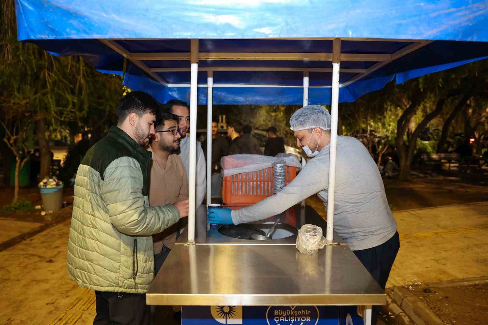 Büyükşehir’den sınav haftası boyunca sıcak çorba ikramı
