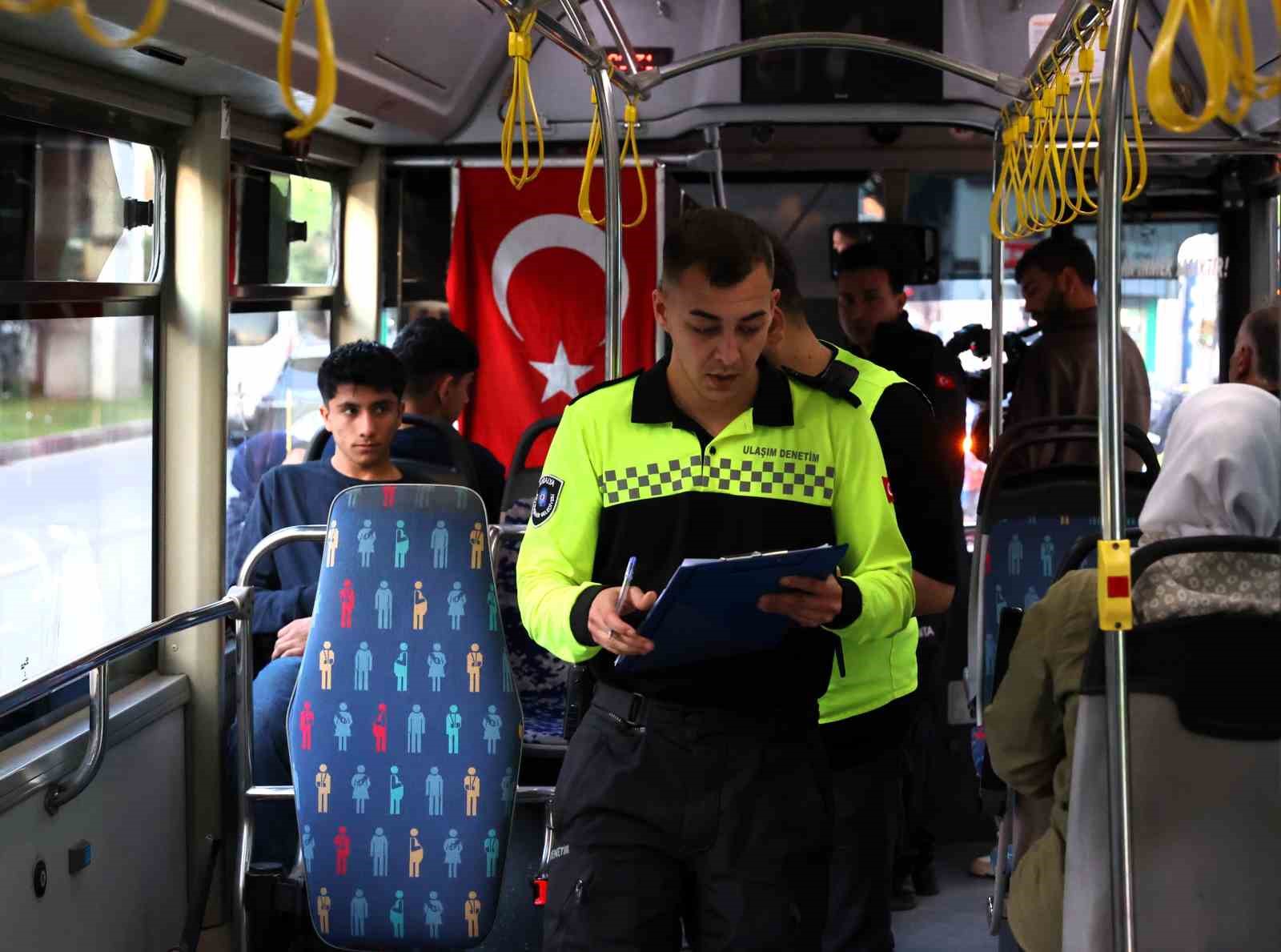 Büyükşehir’den toplu ulaşım araçlarına yönelik denetim
