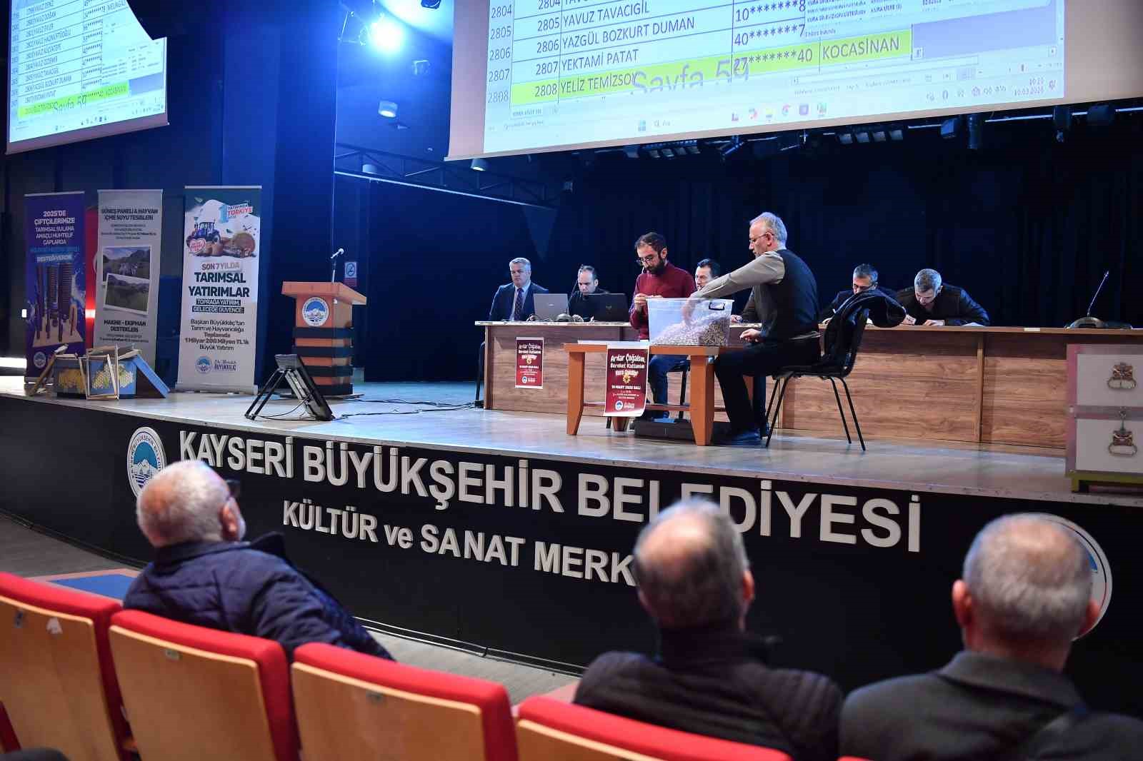 Büyükşehir’in ‘Arılar Çoğalsın, Bereket Katlansın Projesi’nde kura heyecanı yaşandı

