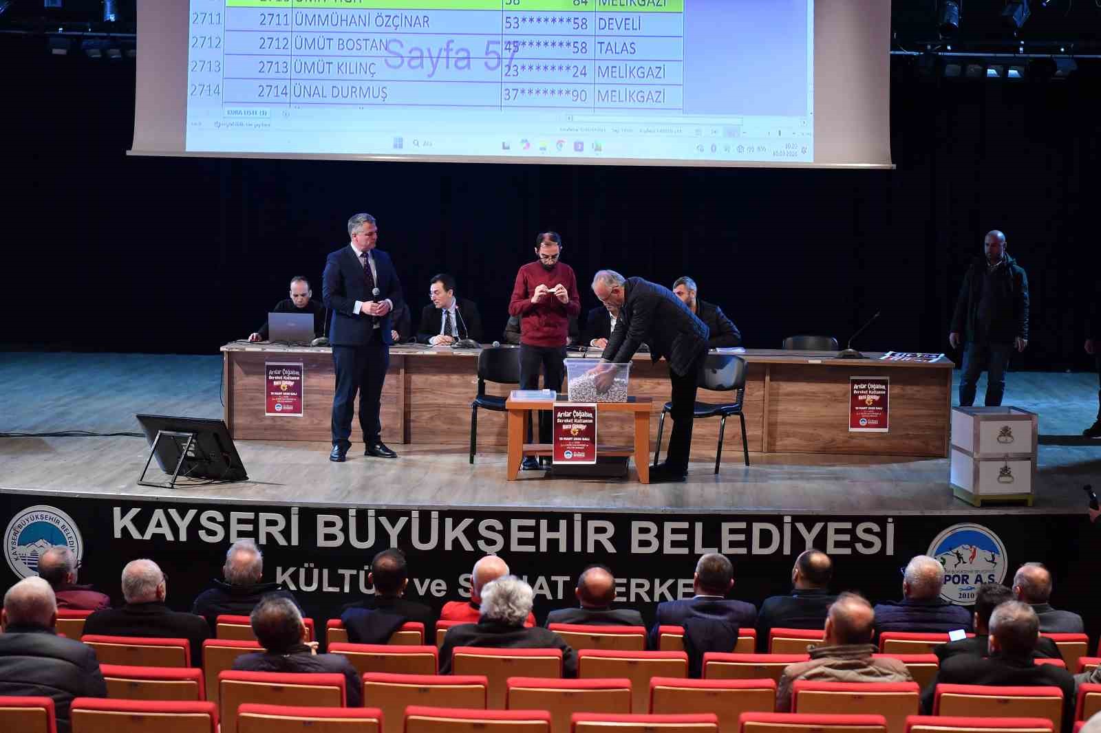 Büyükşehir’in ‘Arılar Çoğalsın, Bereket Katlansın Projesi’nde kura heyecanı yaşandı
