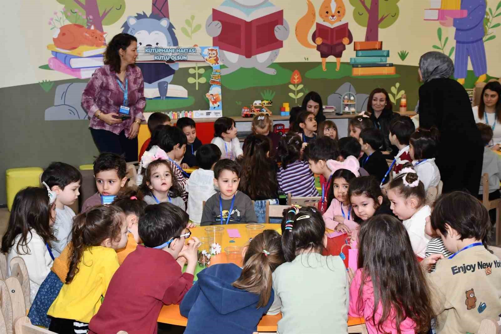 Büyükşehir’in Kütüphane Haftası etkinliklerine yoğun ilgi
