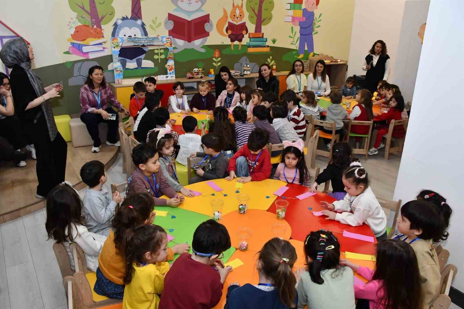 Büyükşehir’in Kütüphane Haftası etkinliklerine yoğun ilgi
