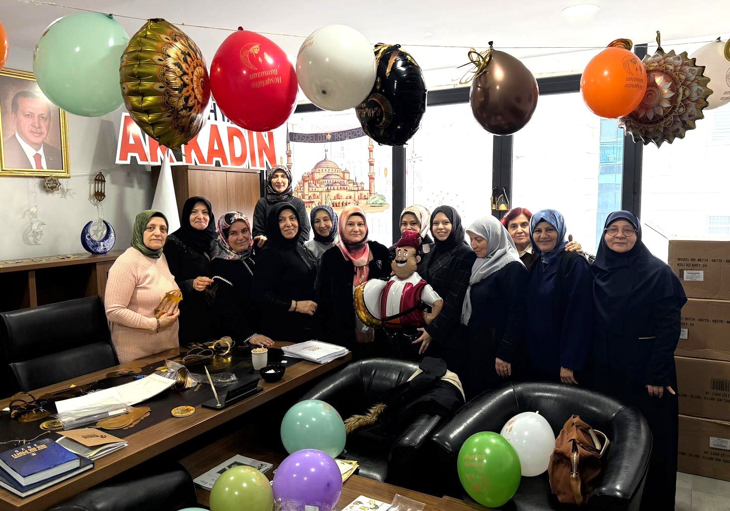 Çakıcı: "Mübarek ayın manevi iklimini hep birlikte hissetmek adına il başkanlığımızı süsledik"
