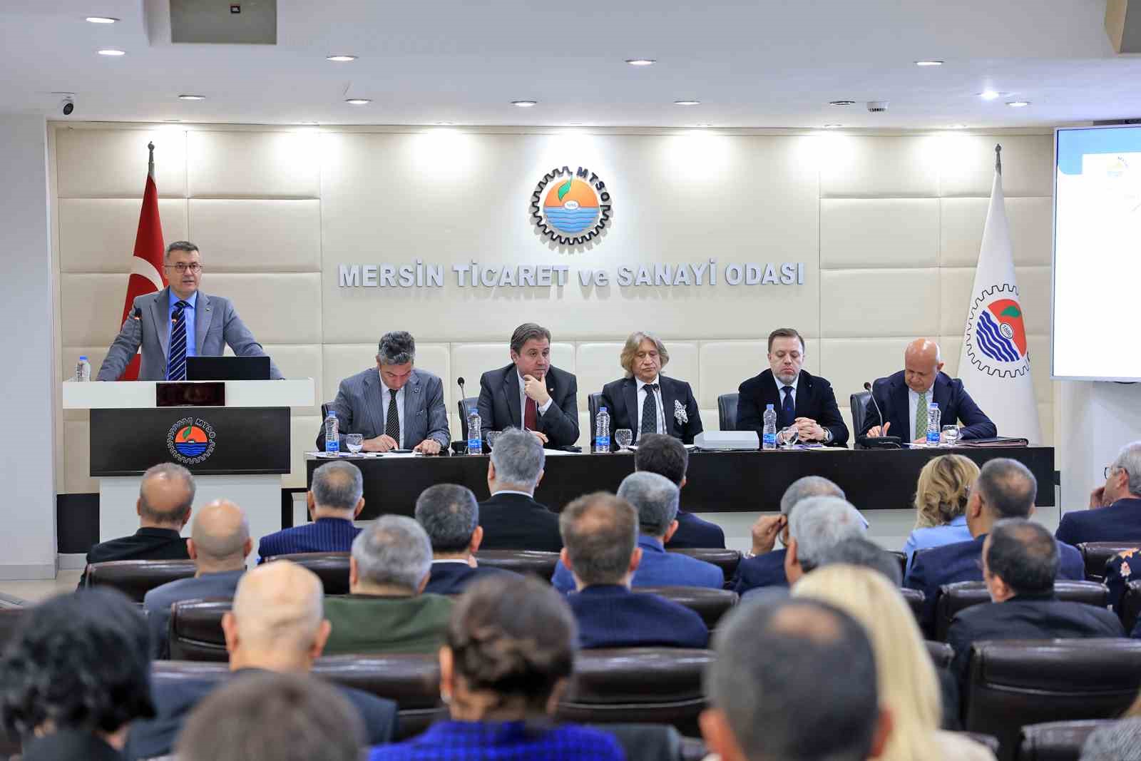 Çakır: "Yeni tedarik zincirinin merkezi Mersin olmalı"
