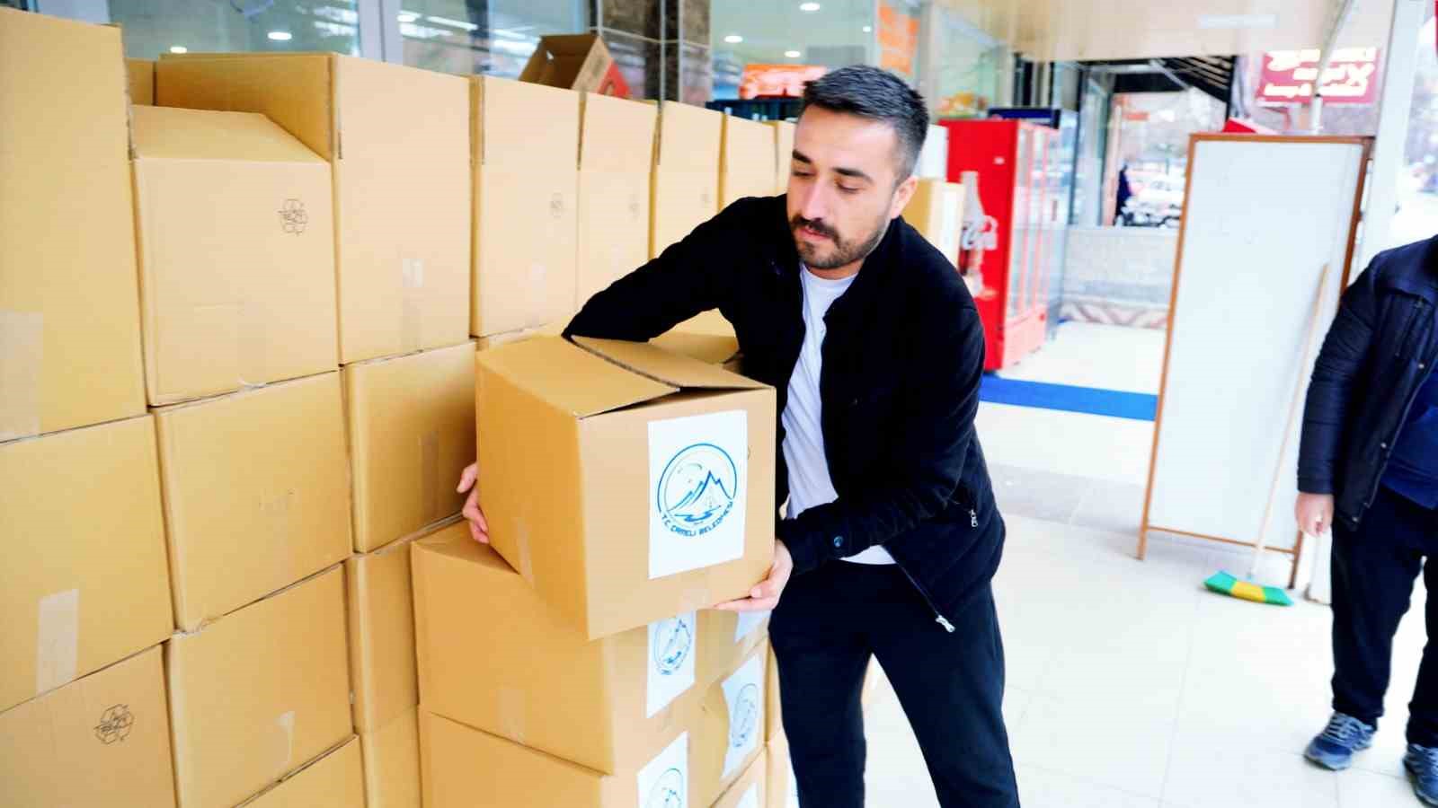 Çameli Belediyesinden ihtiyaç sahiplerine Ramazan kolisi desteği
