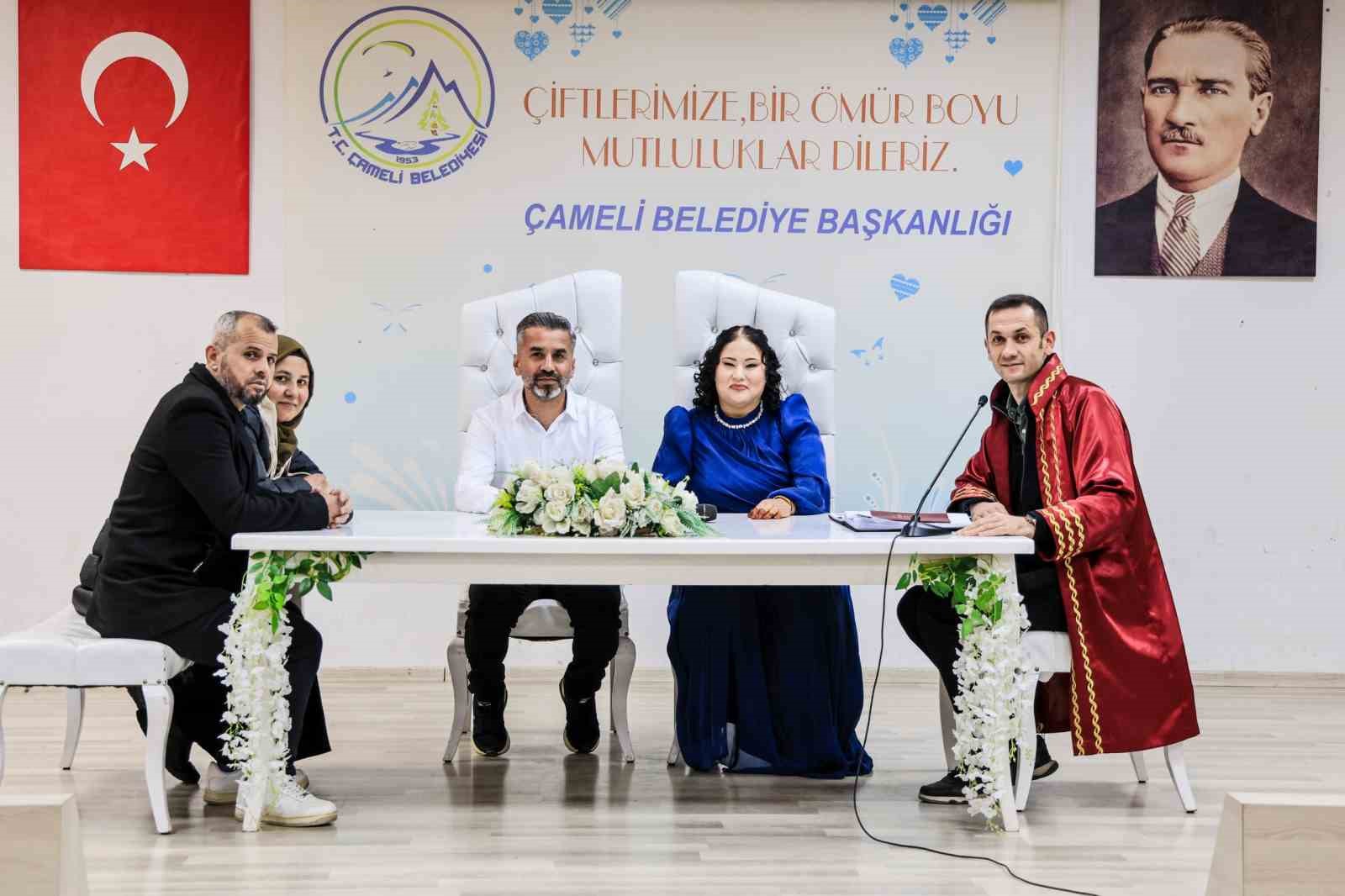 Çameli’de 2025 yılının son nikâhı kıyıldı
