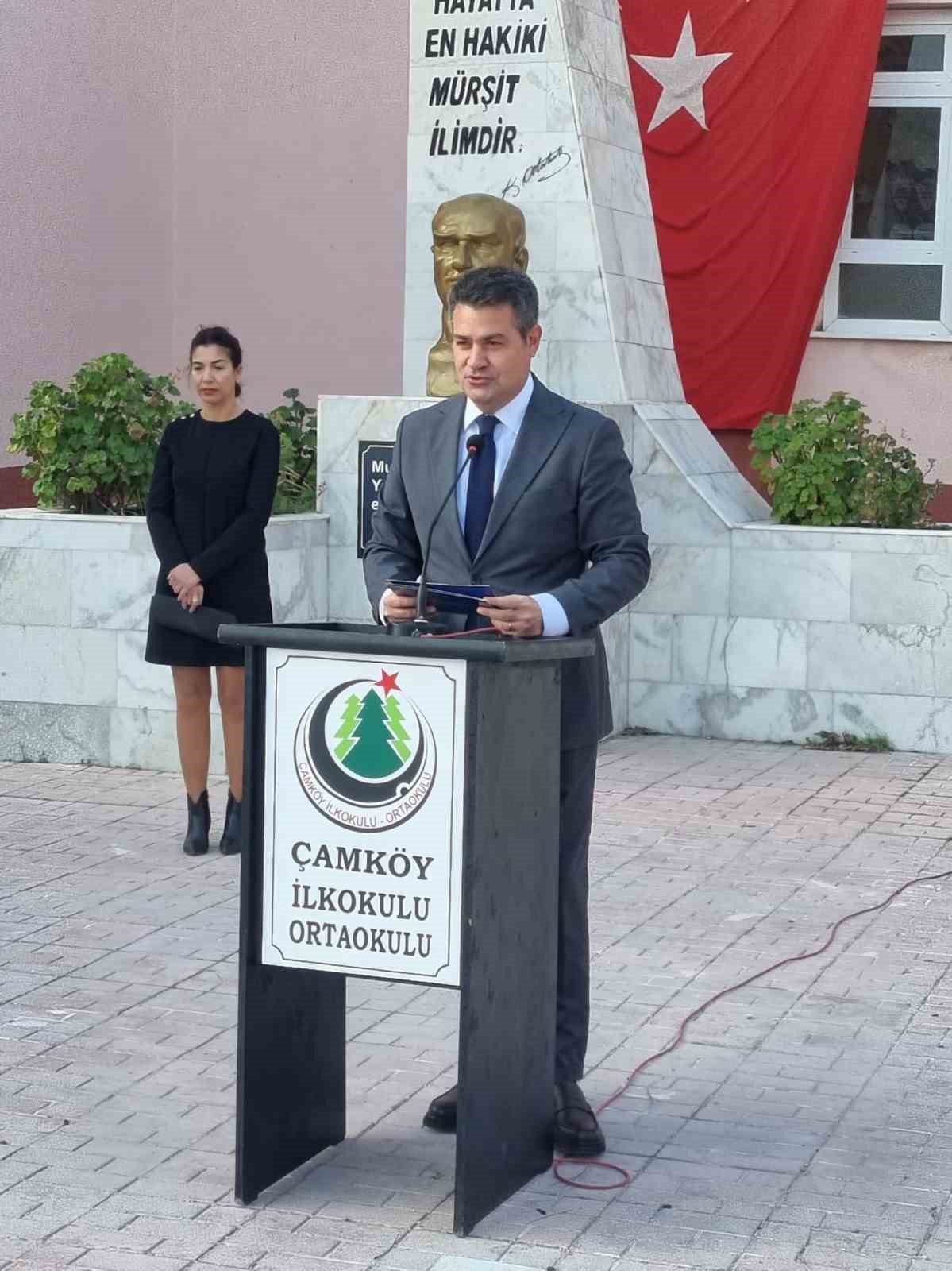 Çamköy İlkokulu yeni oyun alanına kavuştu
