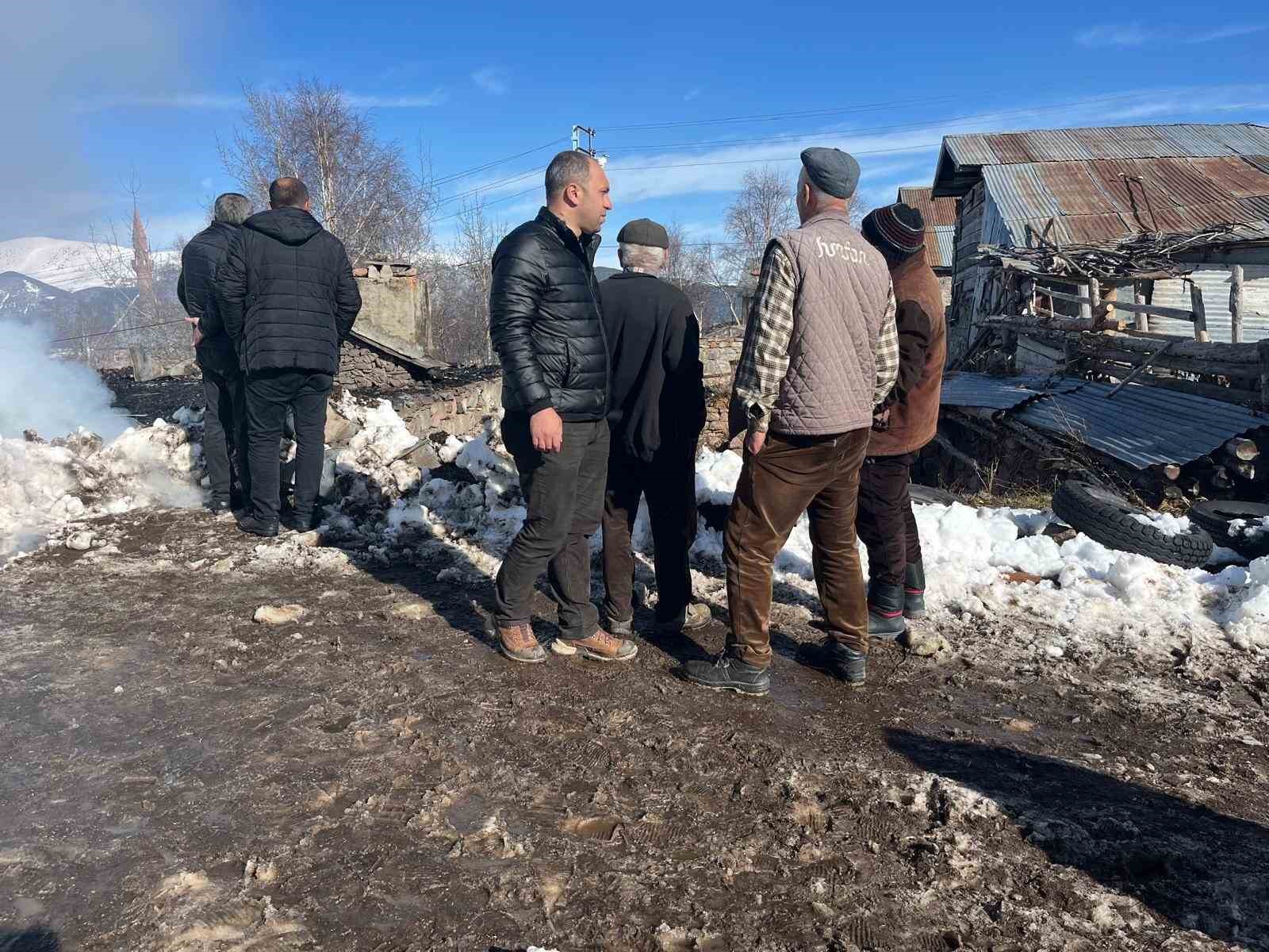 Çamyazı Köyü’nde korkutan yangın
