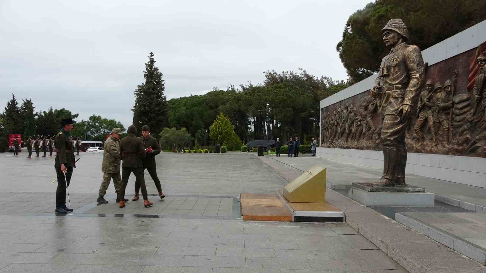 Çanakkale Kara Savaşları’nın 111’inci yıl dönümü tören provası yapıldı

