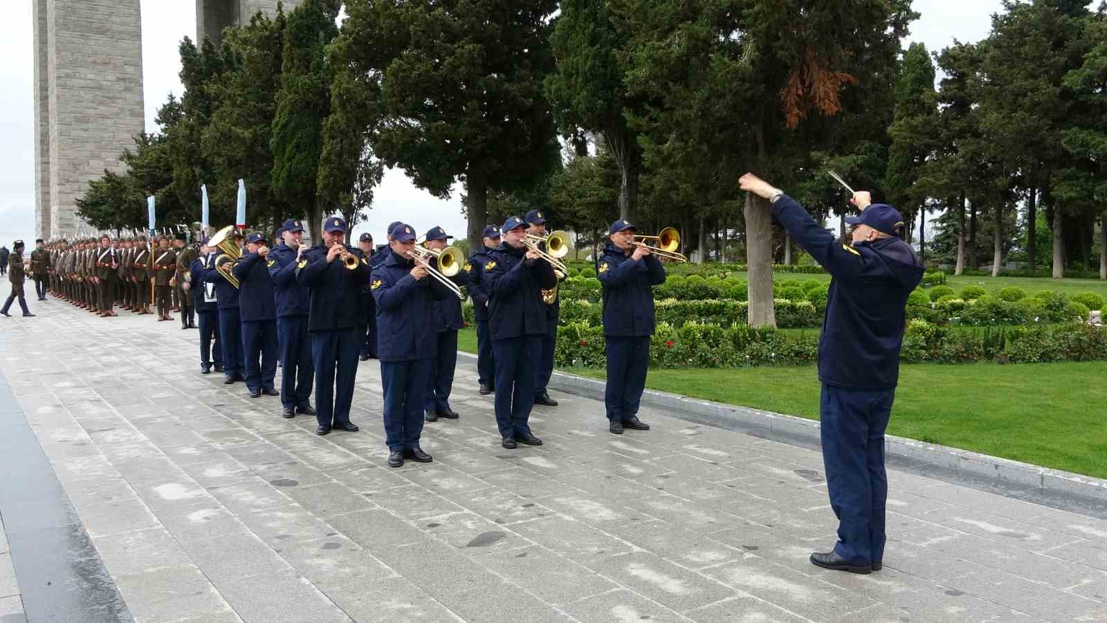 Çanakkale Kara Savaşları’nın 111’inci yıl dönümü tören provası yapıldı
