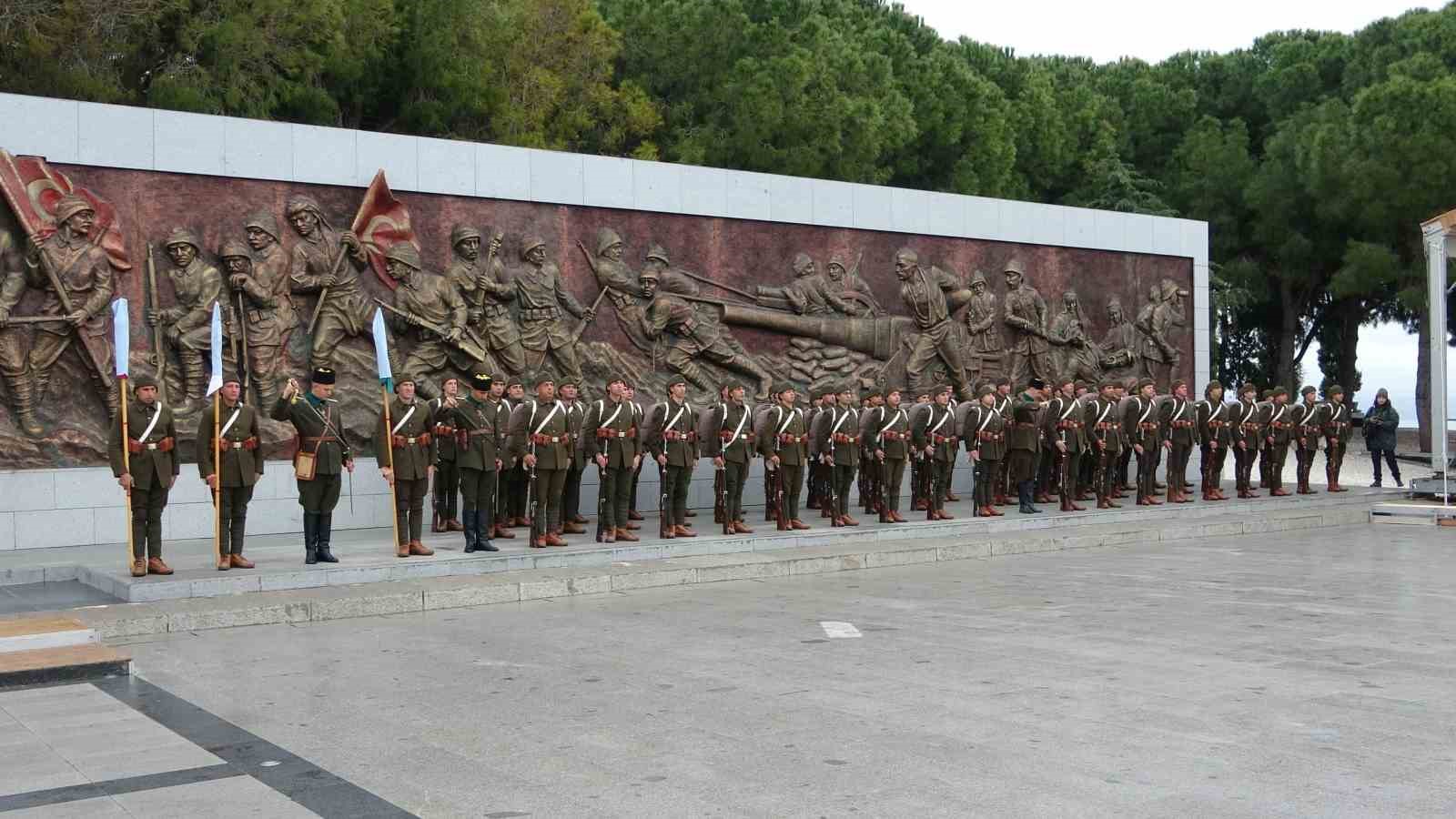 Çanakkale Kara Savaşları’nın 111’inci yıl dönümü tören provası yapıldı

