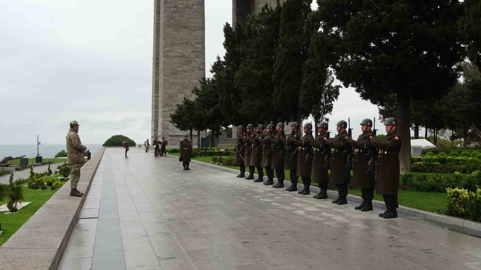 Çanakkale Kara Savaşları’nın 111’inci yıl dönümü tören provası yapıldı
