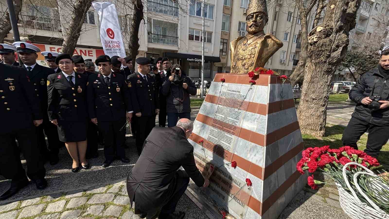 Çanakkale Savaşları Kahramanlarında Müstahkem Mevki Komutanı Cevat Paşa törenle anıldı
