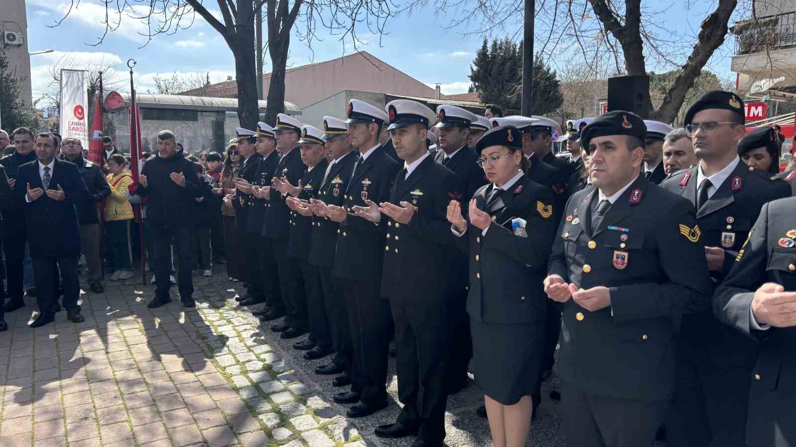 Çanakkale Savaşları Kahramanlarında Müstahkem Mevki Komutanı Cevat Paşa törenle anıldı
