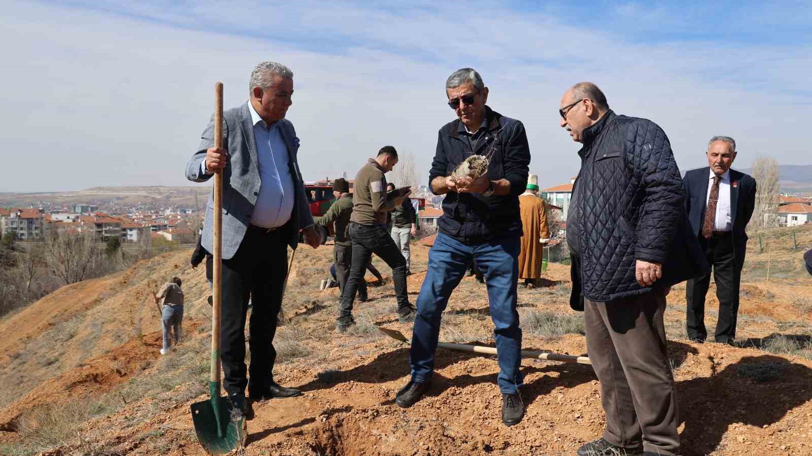 Çanakkale şehitleri için 438 fidan toprakla buluştu
