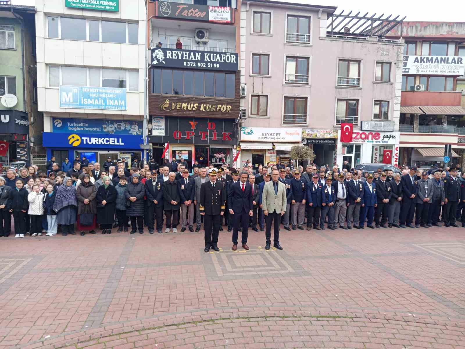 Çanakkale Zaferi’nin 111. yıldönümü Çaycuma’da törenlerle kutlandı
