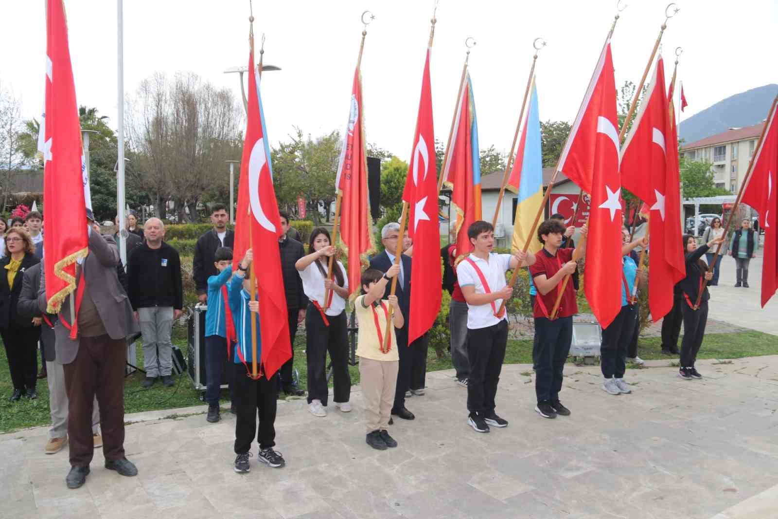 Çanakkale Zaferi’nin 111’inci yılı Fethiye’de gururla kutlandı
