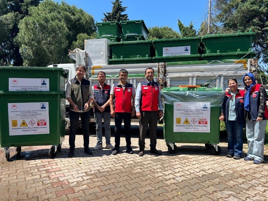 Çanakkale’de 8 yılda yaklaşık 500 bin adet bitki koruma ürünü zirai atık ambalajı toplanarak imha edildi
