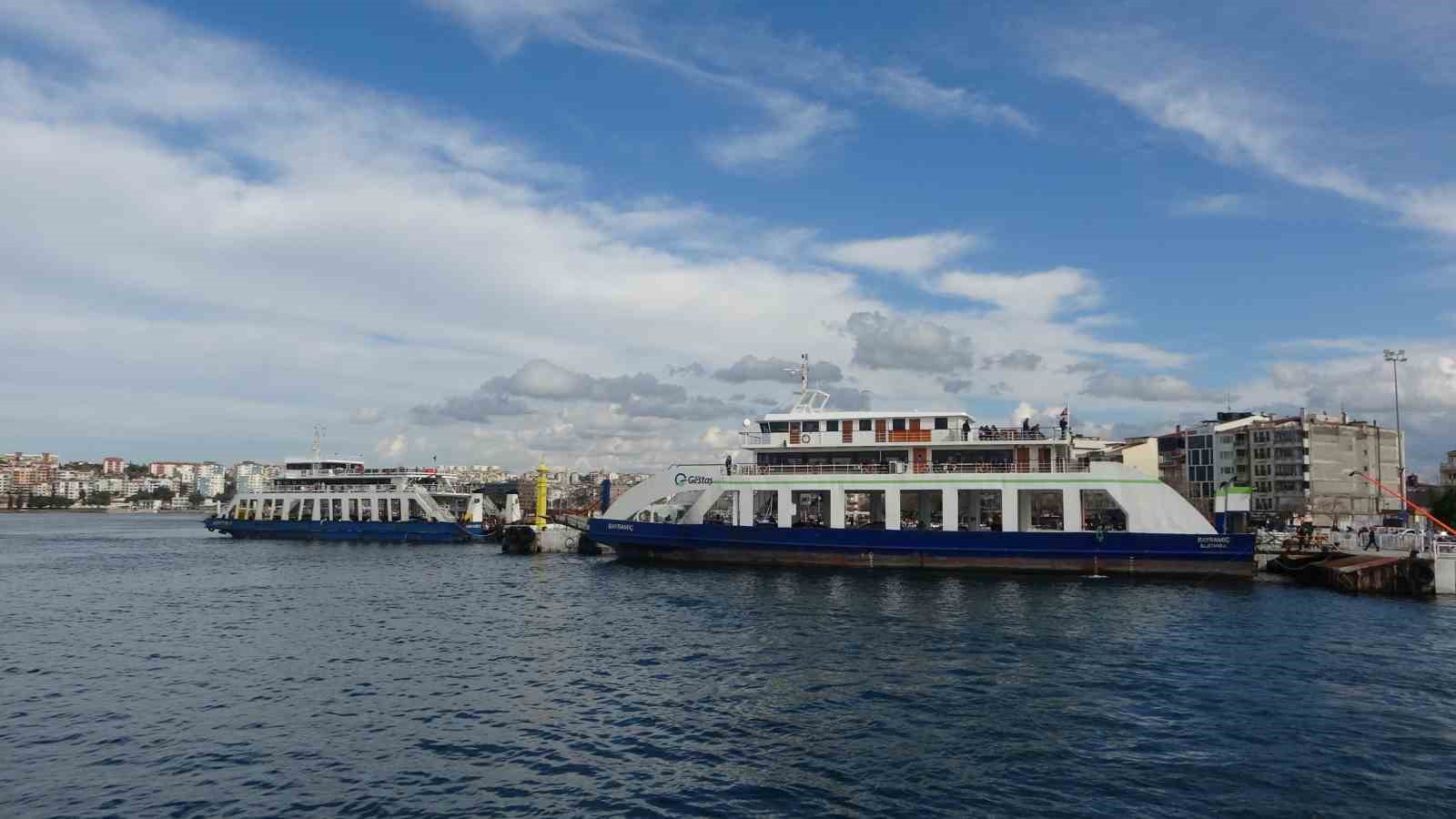 Çanakkale’de ada seferlerine fırtına engeli
