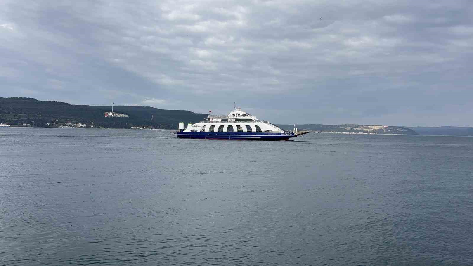 Çanakkale’de ada seferlerine fırtına engeli
