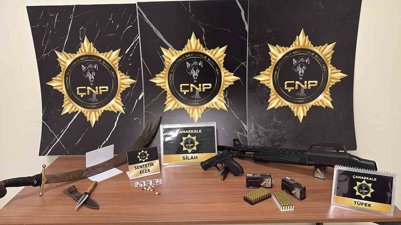 Çanakkale’de huzur uygulamalarında 2 şüpheli tutuklandı
