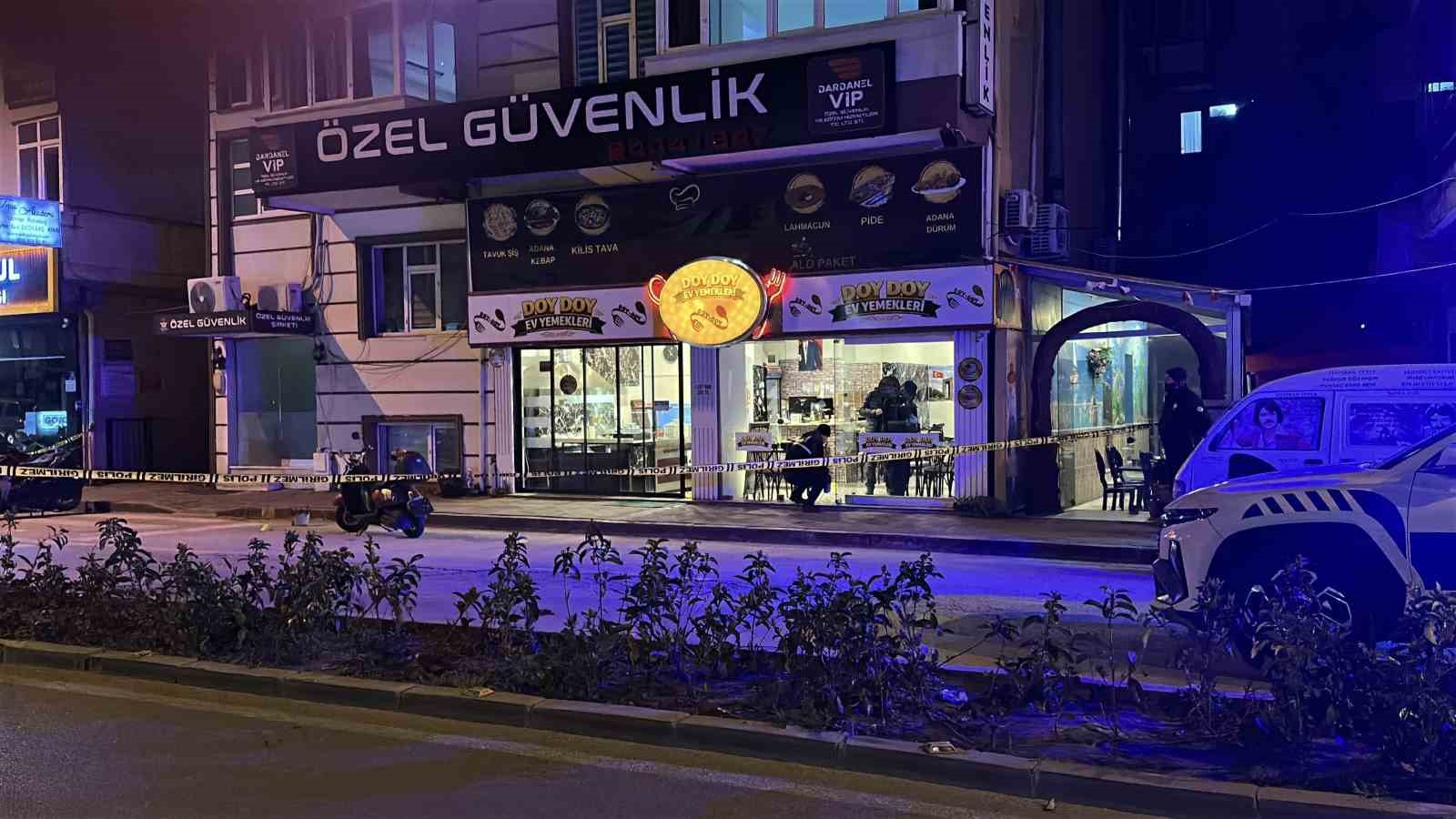 Çanakkale’de iş yerine silahlı saldırı: 1 yaralı
