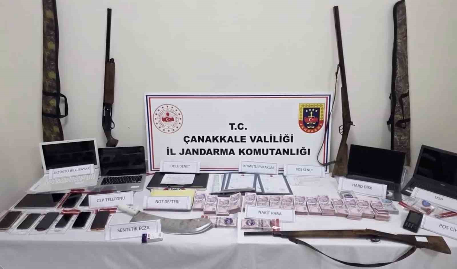 Çanakkale’de suç örgütü çökertildi: 19 kişi yakalandı
